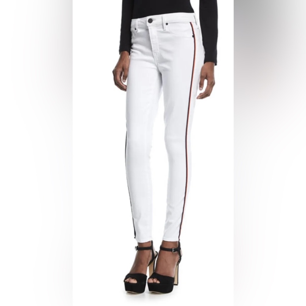 Parker Smith Tuxedo Stripe Skinny Jean